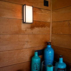 Lutec Qubo RGB LED Outdoor Wall Light With Lutec Connect Technology - Anthracite -Outdoor Lights Store 13950214 4834993071482133