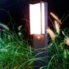 Lutec Qubo LED Outdoor Bollard Light With PIR Motion Sensor - Anthracite -Outdoor Lights Store 13950216 8624993052189619