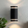 Lens Outdoor Up And Down Wall Light - Anthracite 1 Lens Outdoor Up And Down Wall Light - Anthracite -Outdoor Lights Store 13956093 9784995190036095