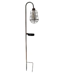 Homebase Edit Solar Cage Antique Bronze Stake Light -Outdoor Lights Store 13956311 2115002413794751