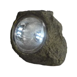 Homebase Edit Large Rock Solar Lights - Pack Of 3 -Outdoor Lights Store 13964416 1035042049692550