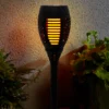 Homebase Edit Black Solar Flame Effect Torch