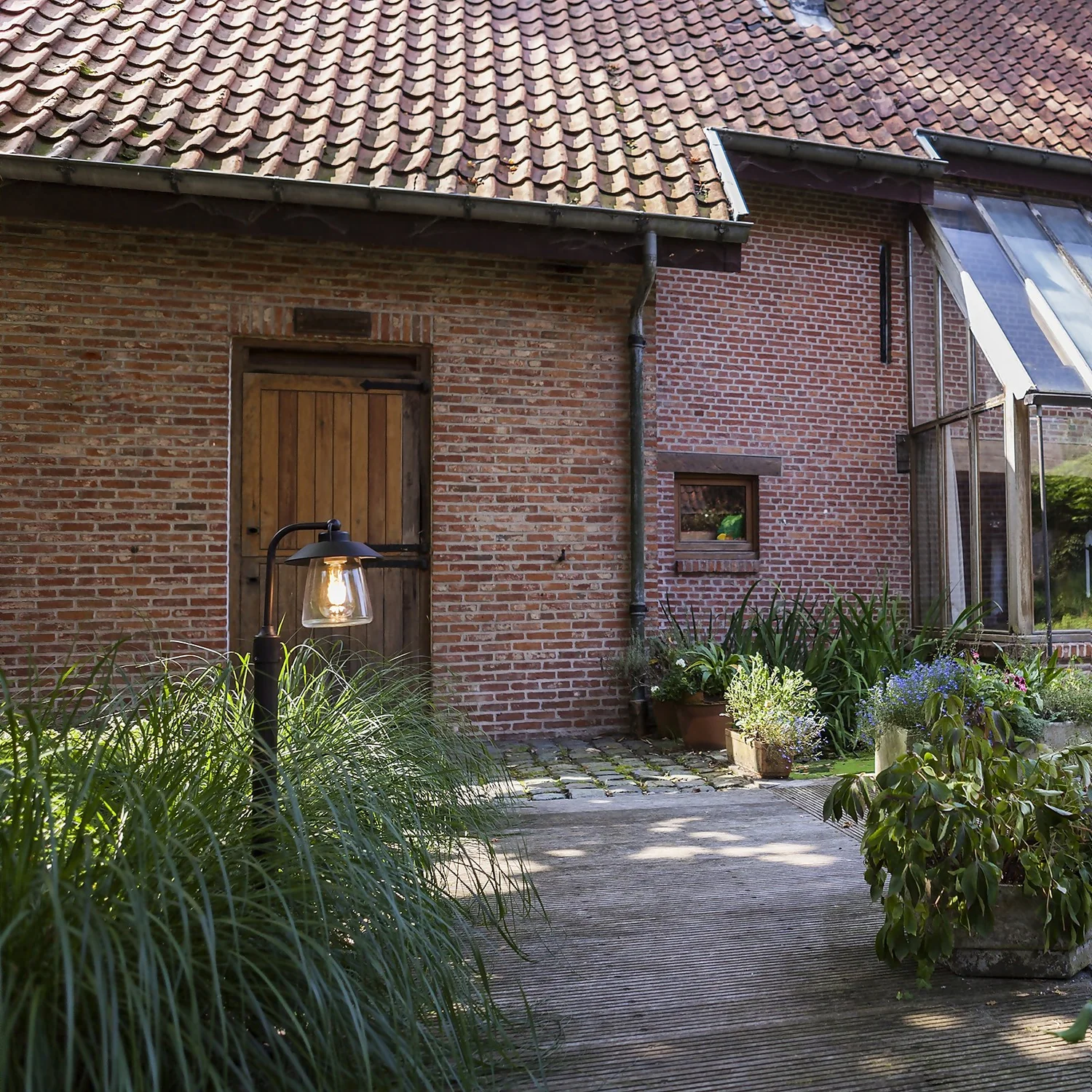 Lutec Cate E27 Outdoor Bollard Light - Black With Rust Effect 5 Lutec Cate E27 Outdoor Bollard Light - Black With Rust Effect - Image 3