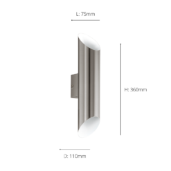 Eglo Agolada Outdoor LED Wall Light - Stainless Steel 10 Eglo Agolada Outdoor LED Wall Light - Stainless Steel -Outdoor Lights Store 14222376 9445020562574330