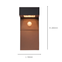 Eglo Baracconi Outdoor LED Sensor Solar Wall Light -Outdoor Lights Store 14222391 1745020563280281