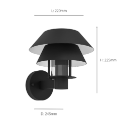 Eglo Chiappera Outdoor Wall Light -Outdoor Lights Store 14222398 8045020562789346