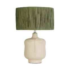 Face Table Lamp - Sage 10 Face Table Lamp - Sage -Outdoor Lights Store 14232791 1505020297778016