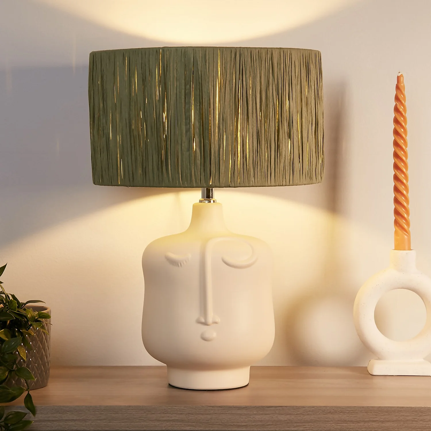 Face Table Lamp - Sage 3 Face Table Lamp - Sage