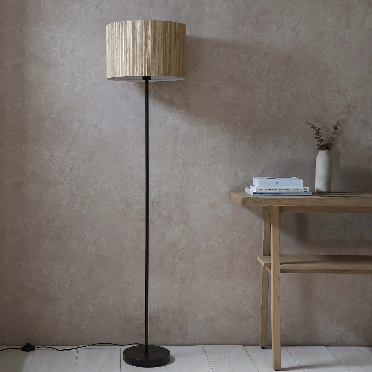 Caen Floor Lamp - Natural 5 Caen Floor Lamp - Natural - Image 3