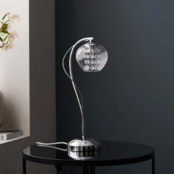 Clashmore Table Lamp - Chrome Effect 13 Clashmore Table Lamp - Chrome Effect -Outdoor Lights Store 14301800 3735038440032172