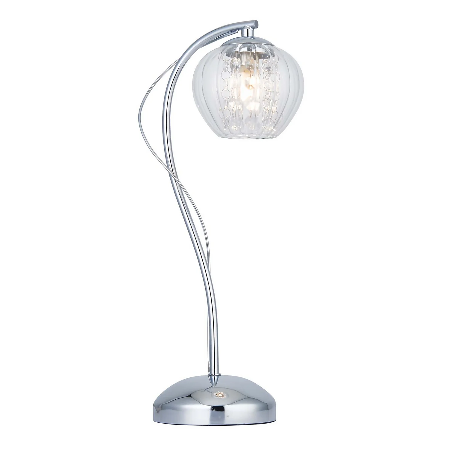 Clashmore Table Lamp - Chrome Effect 4 Clashmore Table Lamp - Chrome Effect - Image 2