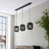 Saval 3 Lamp Pendant Diner Bar Light - Dark Bamboo 1 Saval 3 Lamp Pendant Diner Bar Light - Dark Bamboo -Outdoor Lights Store 14301826 1265038437687258