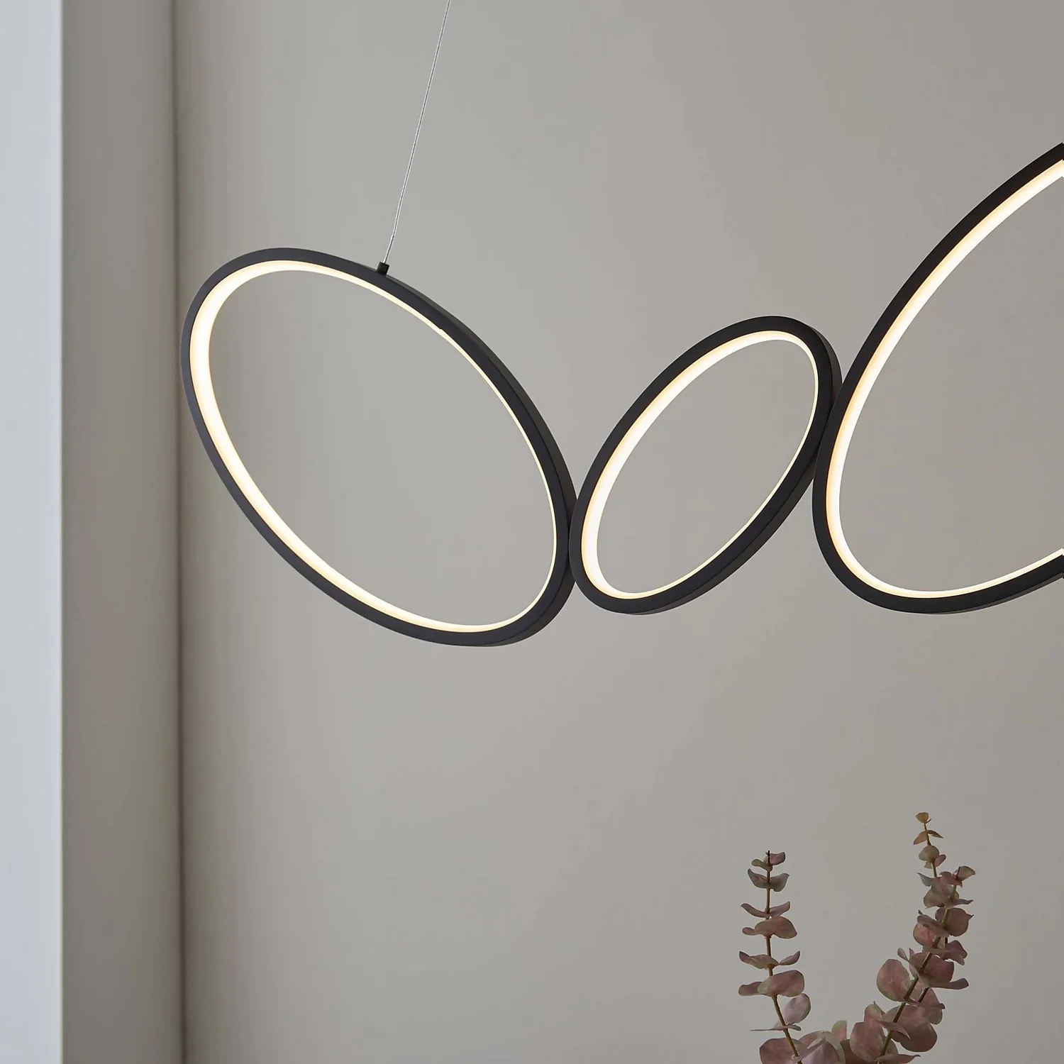 Torbeg Integrated LED Pendant Ceiling Light - Black 8 Torbeg Integrated LED Pendant Ceiling Light - Black - Image 6