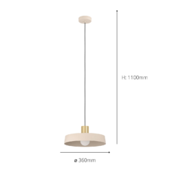 Eglo Valdiola Pendant Ceiling Light - BrushedSand 9 Eglo Valdiola Pendant Ceiling Light - BrushedSand -Outdoor Lights Store 14302939 2345038224351147