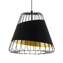 Eglo Austell Pendant Ceiling Light - Black & Gold 8 Eglo Austell Pendant Ceiling Light - Black & Gold -Outdoor Lights Store 14302951 1155038223057475