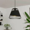 Eglo Austell Pendant Ceiling Light - Black & Gold -Outdoor Lights Store 14302951 1185038222969230