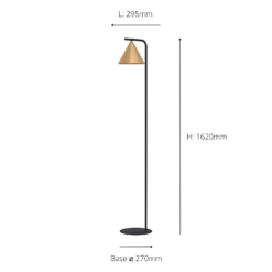 Eglo Narices Floor Lamp - Black & Brushed Brass 10 Eglo Narices Floor Lamp - Black & Brushed Brass -Outdoor Lights Store 14302958 1085038223666880