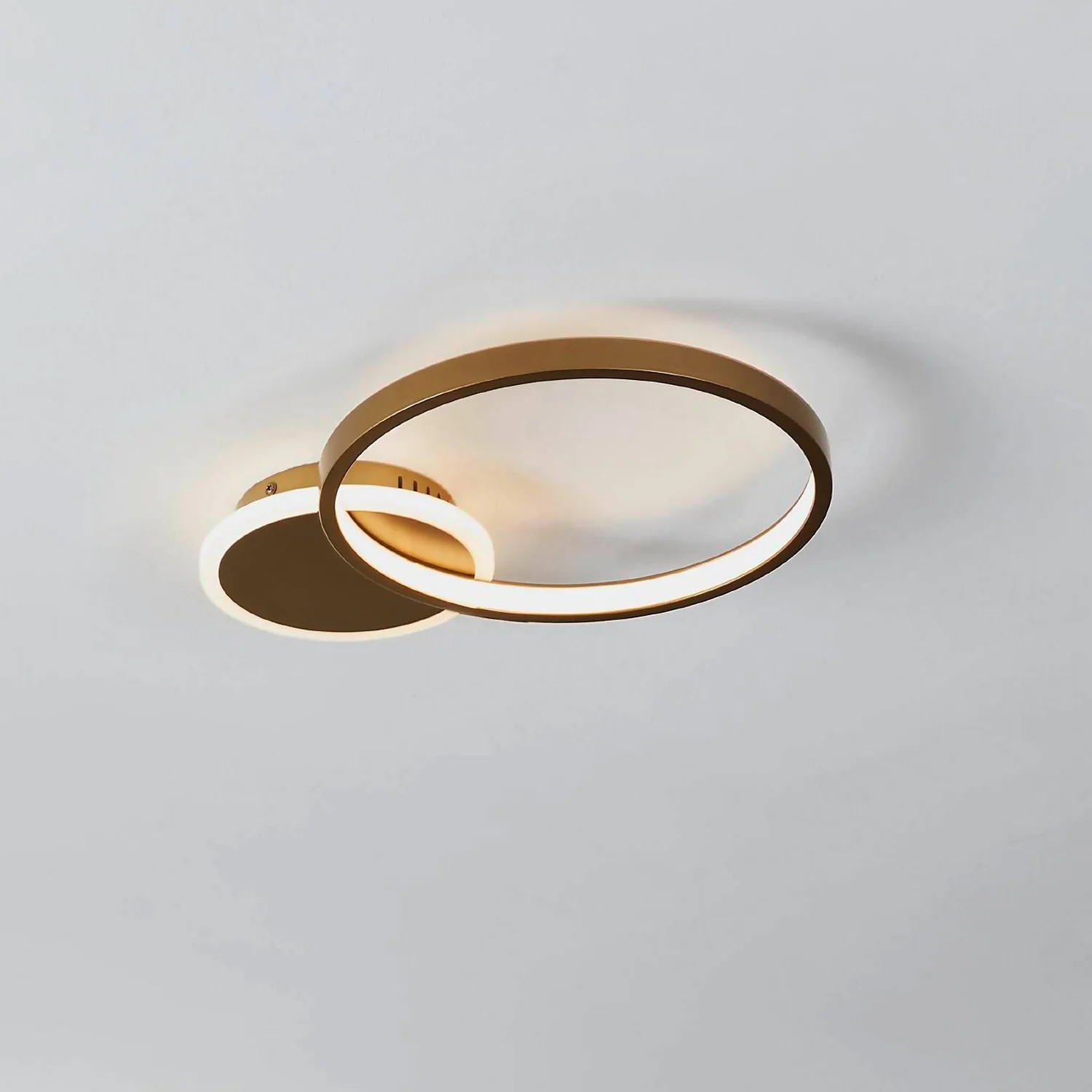 Eglo Gafares Connect Smart Flush Ceiling Light - Gold 3 Eglo Gafares Connect Smart Flush Ceiling Light - Gold