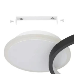 Eglo Gafares Connect Smart Flush Ceiling Light - Black -Outdoor Lights Store 14302966 1555038223849259