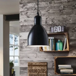 Eglo Priddy Pendant Ceiling Light - Black -Outdoor Lights Store 14302969 7195038223630241