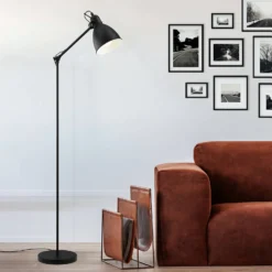 Eglo Priddy Floor Lamp - Black -Outdoor Lights Store 14302972 1495038224305169