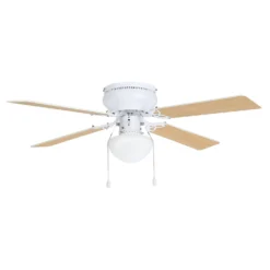 Eglo Cagliari Ceiling Fan With Light - Matt White -Outdoor Lights Store 14742120 1345052700377645