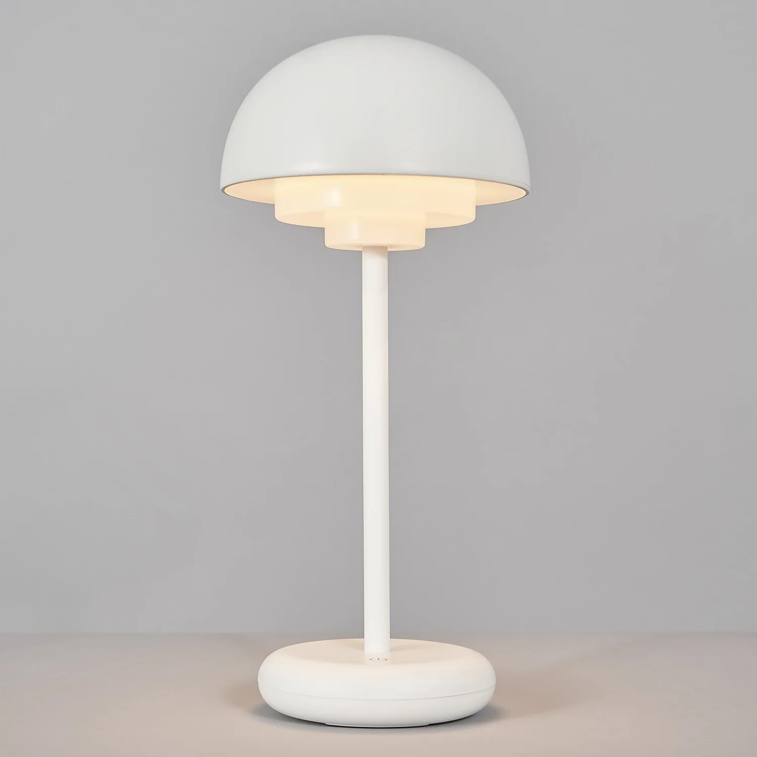 LED Rechargeable Table Lamp - White 6 LED Rechargeable Table Lamp - White - Image 4