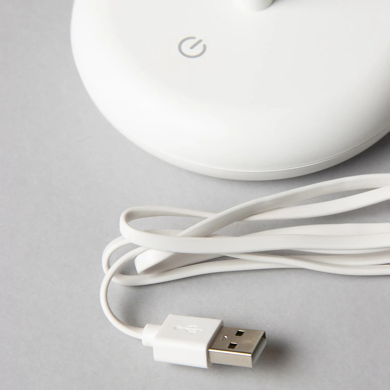 LED Rechargeable Table Lamp - White 10 LED Rechargeable Table Lamp - White - Image 8